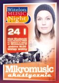 Mikromusic, Witelon Music Night, PWSZ im. Witelona w Legnicy